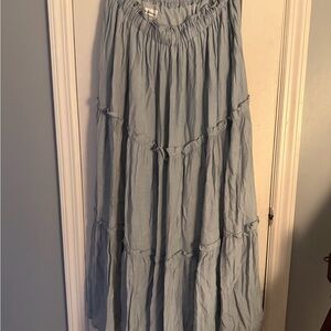 &merci Strapless Light Blue Dress